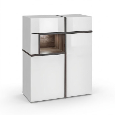 Modern Schrank Designer Möbel Weiß Luxus Wohnzimmer Möbel Holz Neu
