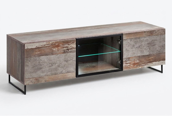 Luxus TV-Ständer Modern Design Einrichtung Wohnzimmer Holz Möbel Neu