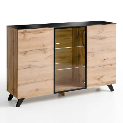 Kommode Holz Design Modernes Sideboard Wohnzimmer Einrichtung Neu