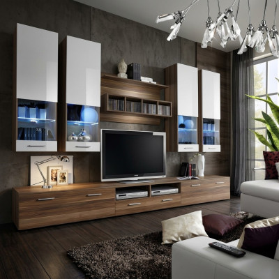 Luxus tv Ständer Wohnzimmer rtv Lowboard Designer Wandregal Modern Wohnwand