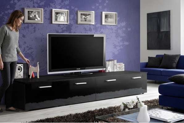 Designer TV Ständer Modern Wohnzimmer Kommode Holz Luxus Einrichtung