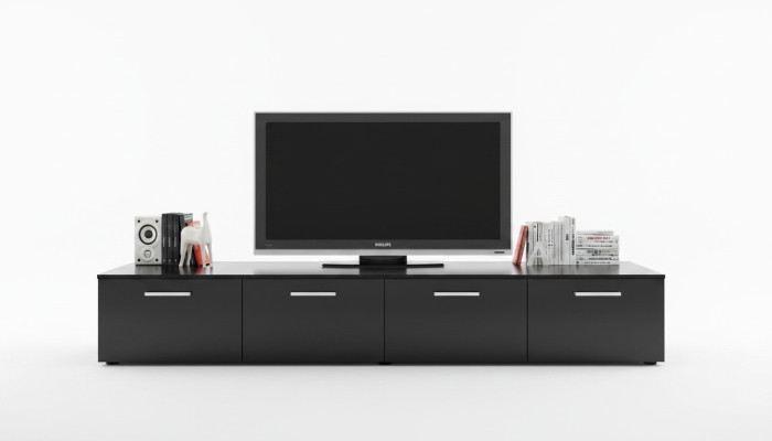 Designer TV Ständer Modern Wohnzimmer Kommode Holz Luxus Einrichtung