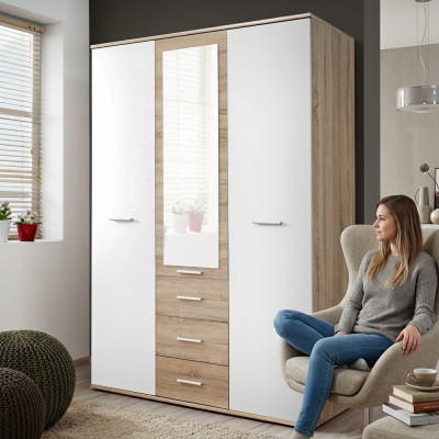 Kleiderschrank Design Luxus Schrank Modern Stil Schlafzimmer Einrichtung Holz
