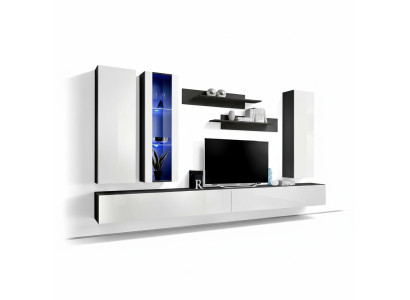 Luxus Wohnwand tv Ständer Holz Designer Modern Möbel Wohnzimmer Neu