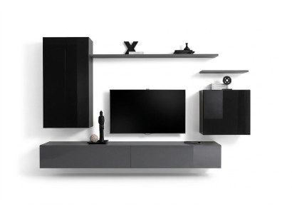 Wohnwand Sideboard Wandregal tv Schrank Regal Wandschrank Wohnzimmer Möbel