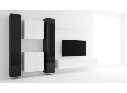 Weiß Wohnwand Wandschrank Designer Wohnzimmermöbel TV Ständer Sideboard
