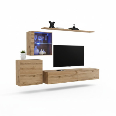 Wohnwand Moderne TV Ständer Wohnzimmer Möbel Design Wand Regale Komplett