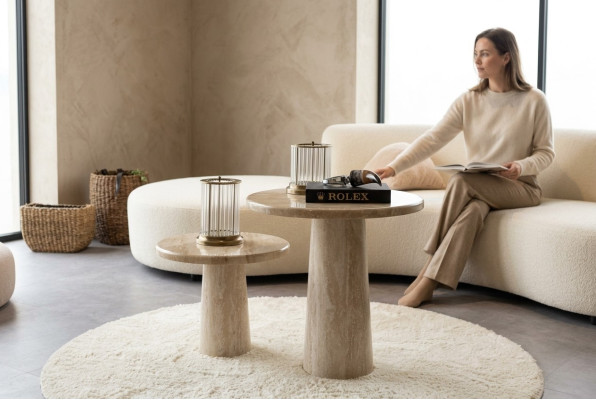 2x Couchtische Wohnzimmer Set Holz Möbel Design Modern Einrichtung