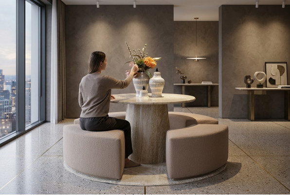 Luxus Wohnzimmer Couchtisch Design Modern Möbel Holz Einrichtung