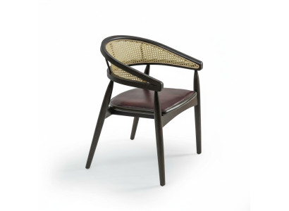 Design Armlehnstuhl Braun Holzstuhl Neu Möbel Sitz Esszimmer Einrichtung