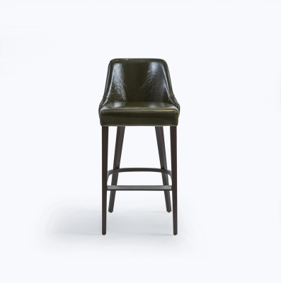 Barhocker Stuhl Hocker Design Bar Stühle Polster Leder Esszimmerstuhl