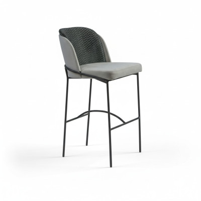 Esszimmer Barhocker Design Bar Stühle Polster Stuhl Moderne Grau
