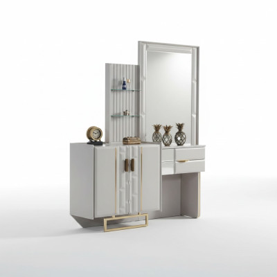 Schminktisch mit Spiegel Schlafzimmer Neu Luxus Möbel Design Einrichtung
