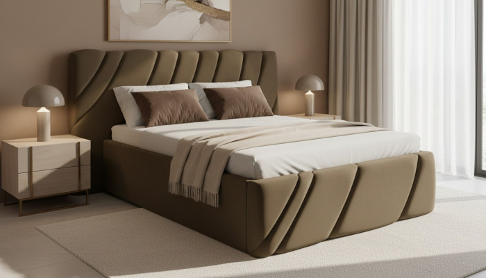 Luxus Schlafzimmer Bett Design Polster Doppel Hotel Betten Möbel Einrichtung