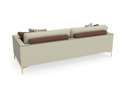 Design Sofa Couch Polster 3 Sitzer Sofas Couchen Sitz Garnitur Stoff 240cm