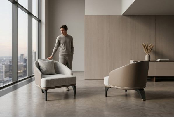 Modern Design Sessel Ohrensessel Luxus Design Wohnzimmer Einsitzer Modern neu