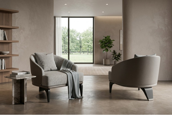 Modern Design Sessel Ohrensessel Luxus Design Wohnzimmer Einsitzer Modern neu
