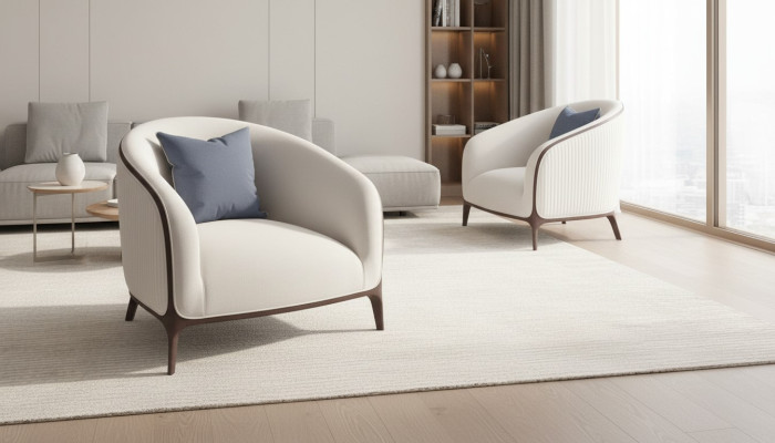 Sessel Design Couch 1 Sitzer Textil Lounge Polster Luxus Sitz Relax