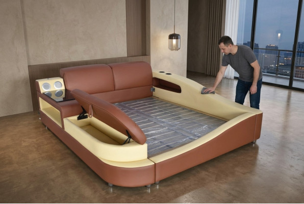 Multifunktion Bett Luxus Hotel Doppelbett Betten Design Möbel 180x200