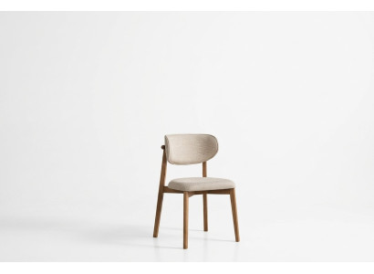 Schicker bequemer Esszimmerstuhl in Beige aus Qualitätsholz Exklusive