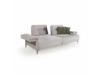 Hellbeiges Sofa Designer 3-Sitzer Wohnzimmer Edle Couchen Moderne Sofas