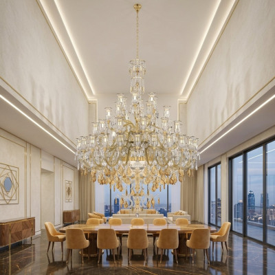 Kronleuchter Pendelleuchte Deckenleuchte 180x220 Schloss Lampen Wohnzimmer