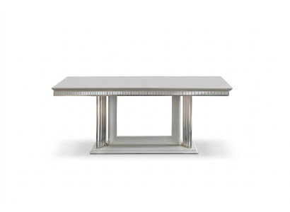 Exclusive Designer Esstisch Modern Möbel in Esszimmer Weiße Tisch 200x100