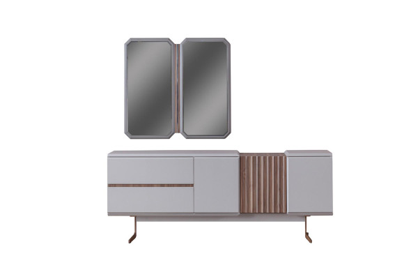Esszimmer set Essgarnitur Gruppe Tisch Stühle 8tlg. Modern Möbel Essgruppe
