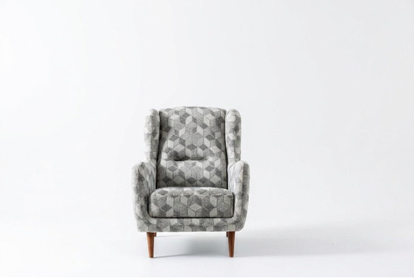 Luxus Möbel Dreisitzer Sessel 1 Sitzer Modern Sessel Polster Textil