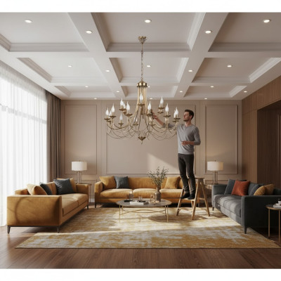 Deckenlampe Ein moderner Wohnzimmer Luxus Neu Glas