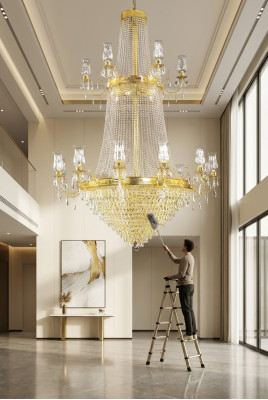 Kronleuchter Lampe xxl Leuchte Hängelampe Hängeleuchte Leuchten 160x260