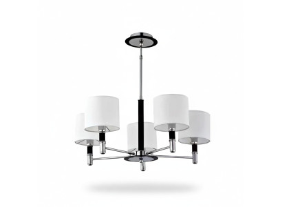 Deckenleuchte Chrom Wohnzimmer Lampe schick Luxus Gästezimmer Leuchten