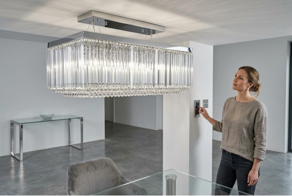 Hängeleuchte Kronleuchter Lampe Deckenleuchte Lampen Kristalllampe 60x120