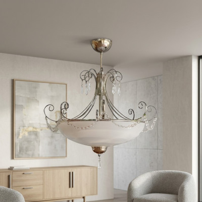 Deckenlampe Kronleuchter Luxus Pendelleuchte Wohnzimmer Glanz neu