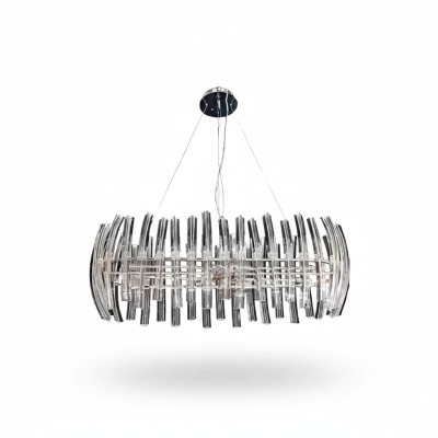 Kronleuchter Crystal für das Wohnzimmer in einem luxuriösen Chrome color