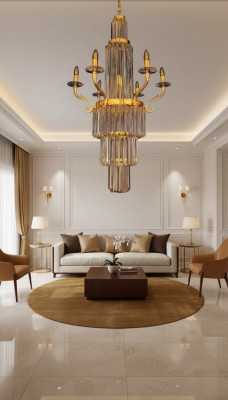 Kronleuchter Moderne Pendelleuchte Deckenleuchte Luxus Luster Foyer