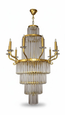 Kronleuchter moderner Pendelleuchte Wohnzimmer Luxus Luster Crystal