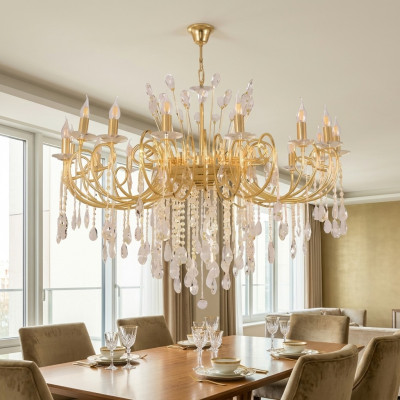 Kronleuchter Moderne Pendelleuchte Deckenleuchte Luxus Luster Leuchte Lampe