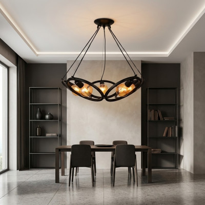 Deckenlampe Eine schicke Lampe für das Wohn- oder Schlafzimmer neu schwarz