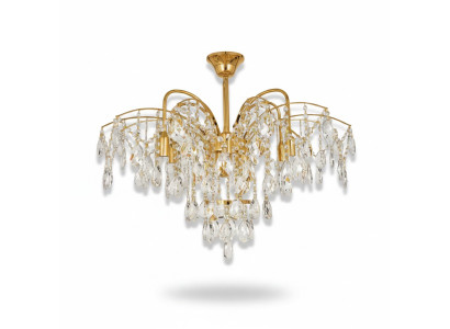 Kronleuchter Französisch Gold im Wohnzimmer Leuchte luxuriöse Lampen