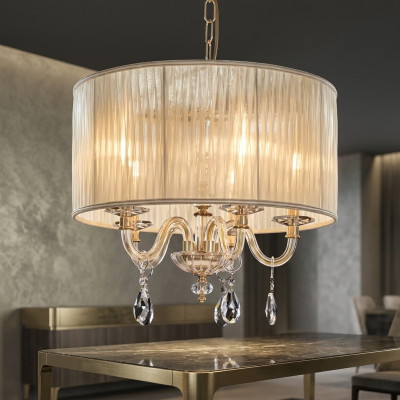Königlicher Luxus Kronleuchter Deckenleuchter Gold Deckenlampe Lüster