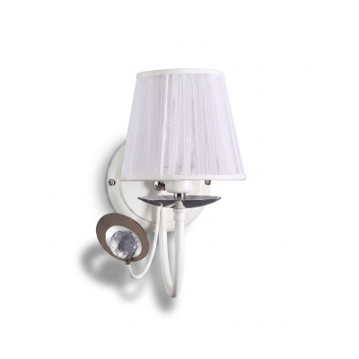 Weißer Wandleuchter Designer Luxus Lampe Kronleuchter Klassiscer Stil