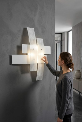 Wandleuchte Designerlampe weißes Licht Wandkronleuchter Wanddesignlampe Lampe