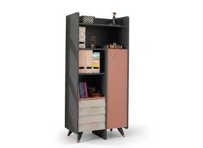Bücherschrank Schränke Setra Bücherregal Wohnwand Wohnzimmer Wand Regal