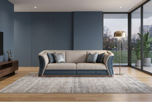 Kunstleder Sofas Wohnlandschaft Garnitur Design Modern Sofas Sofa 3 Sitzer