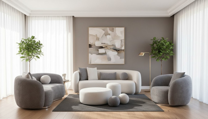 Sofagarnitur 4 3 1 Sitzer Wohnzimmer Komplett Sofas Set Modern Set Hocker