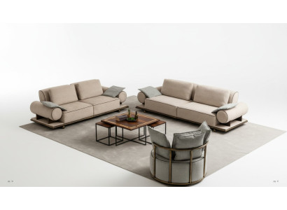 Luxus Sofagarnitur Sofa Garnitur Sofas 4 3 1 Sitzer Stoff 3tlg Couch Set