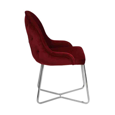 Modern Stühle Luxus Esszimmer Einrichtung Rot 4x Stühle Möbel Esszimmerstuhl