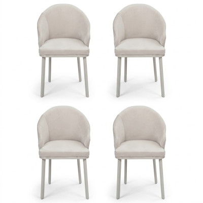 Esszimmerstuhl Weiß 4x Stühle Esszimmer Modern Stuhle Holz Design neu