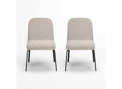 Moderner Weißer Stuhlset Luxuriöse Esszimmerstühle Designer Möbel 2tlg